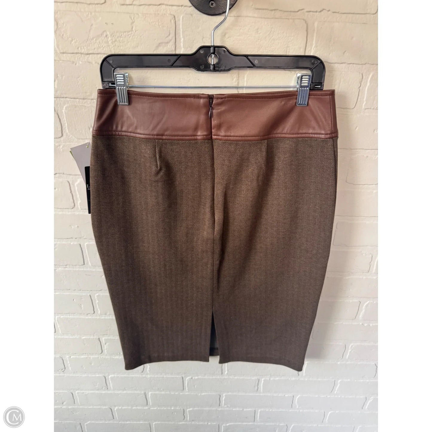 Skirt Midi By Lauren By Ralph Lauren In Brown, Size: 6