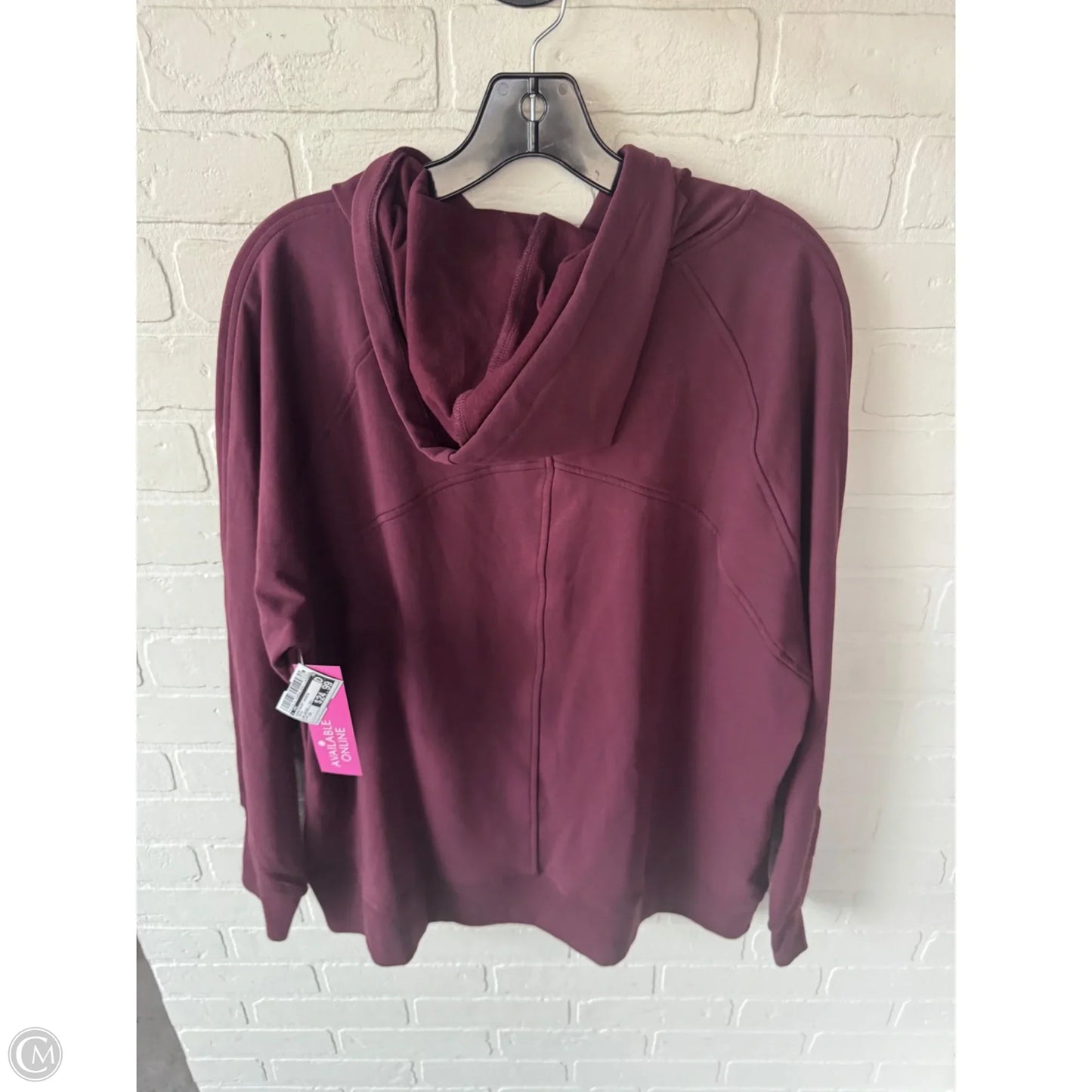 Sweatshirt Hoodie By Cmc In Mauve, Size: 1x