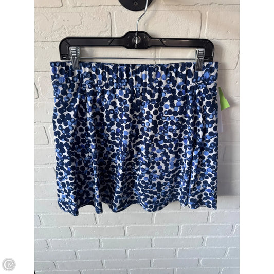 Skort By Talbots In Blue & White, Size: 8