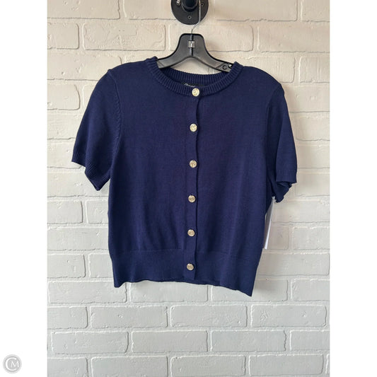 Sweater Short Sleeve By Prettygarden In Blue & Gold, Size: S