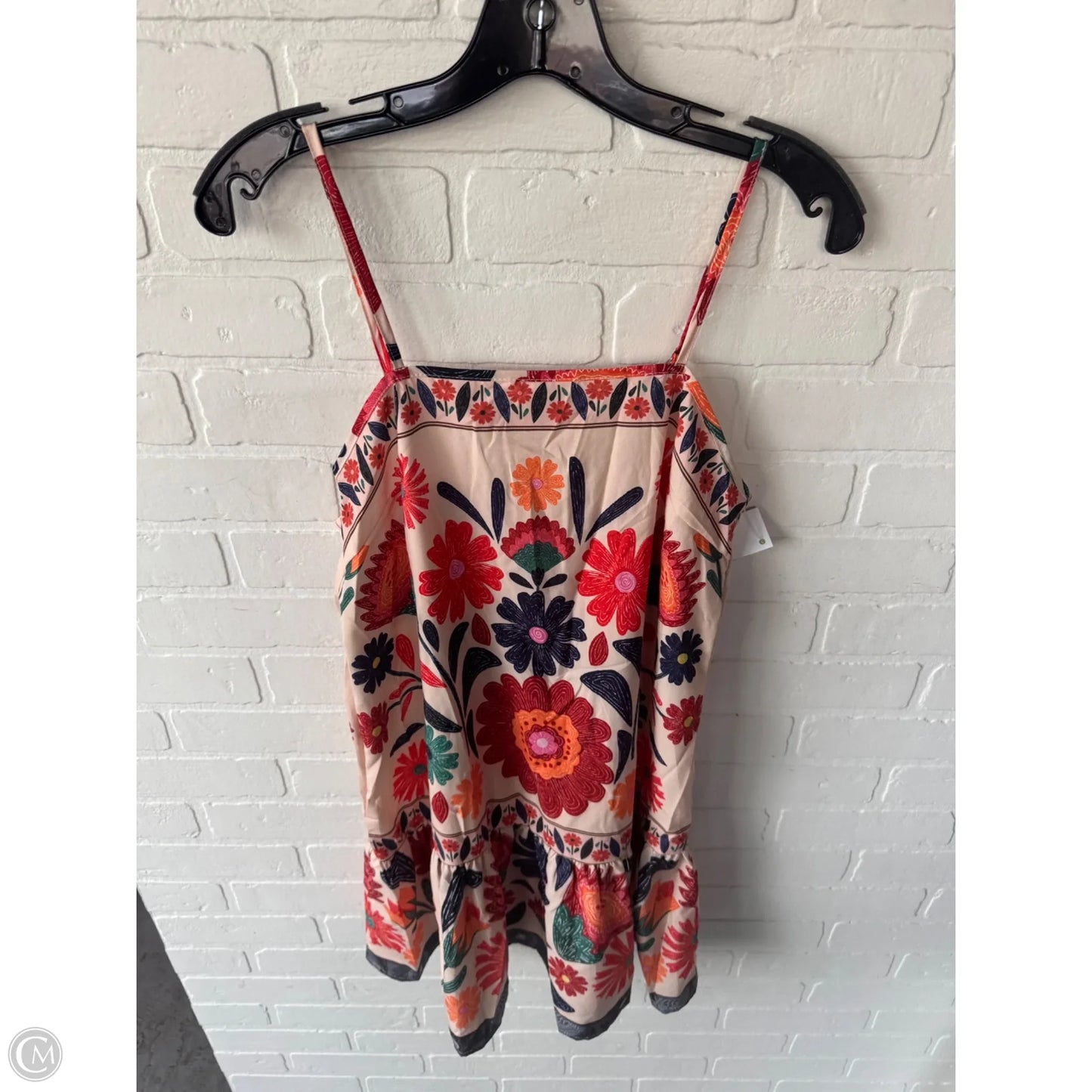 Dress Casual Short By Cme In Blue & Tan, Size: S