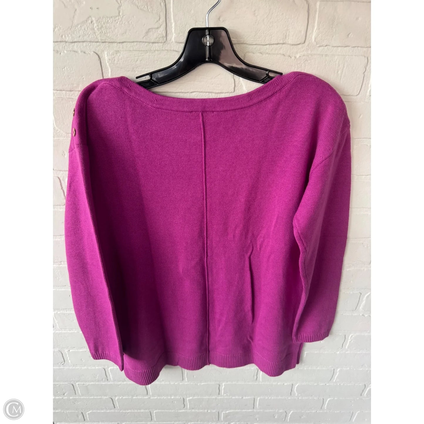 Sweater By Talbots In Purple, Size: M
