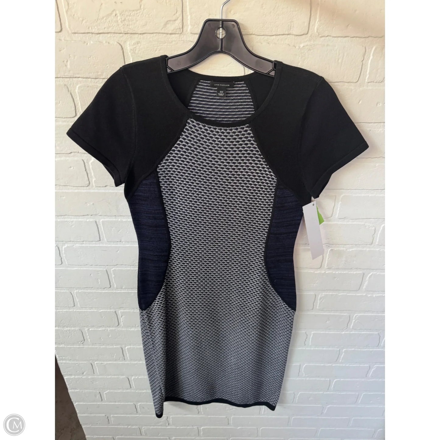Dress Work By Ann Taylor In Black & White, Size: Xs