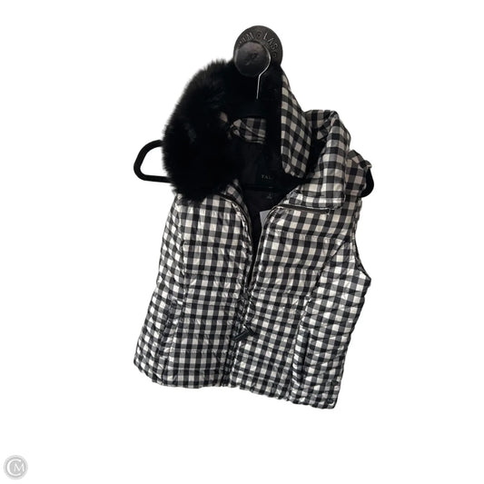 Vest Puffer & Quilted By Talbots In Black & White, Size: S