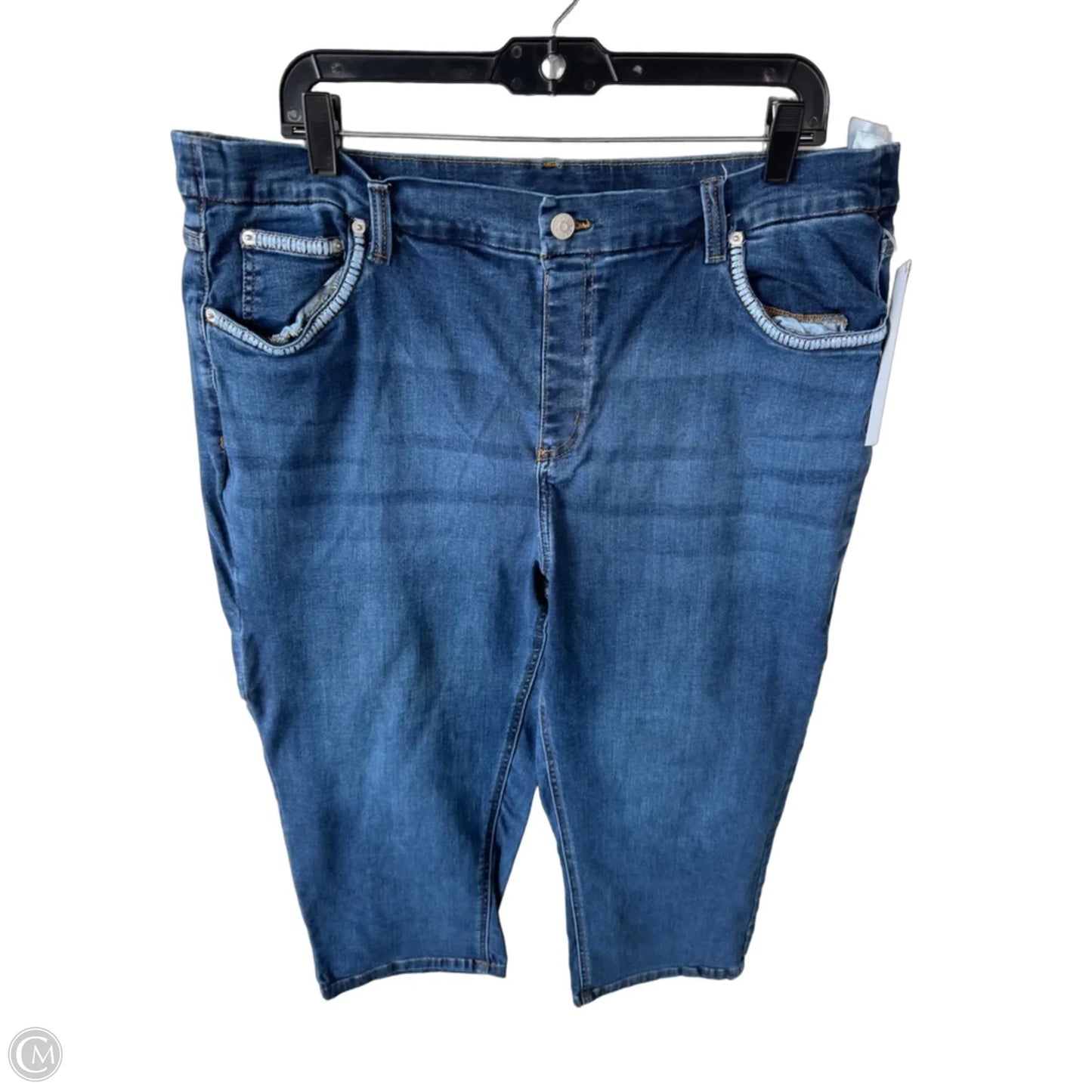 Jeans Jeggings By D&co. In Blue Denim, Size: 22