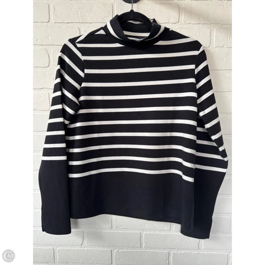 Sweatshirt Collar By Spanx In Black & White, Size: S