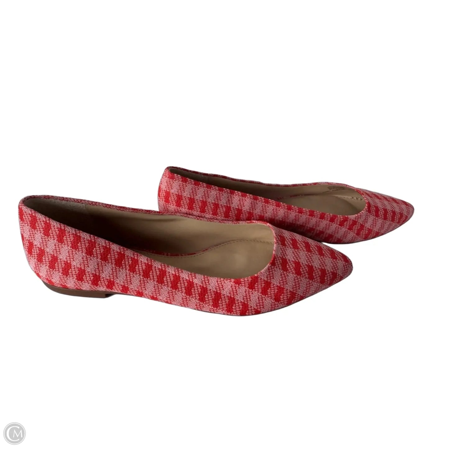 Shoes Flats By Gb In Pink & Red, Size: 9