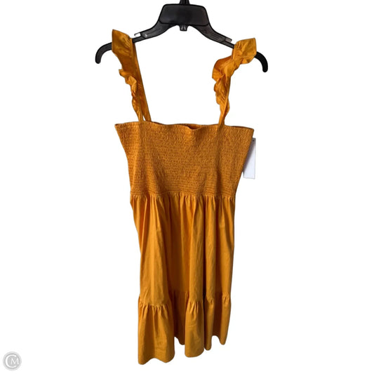 Dress Casual Maxi By Express In Yellow, Size: L