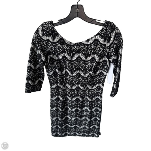 Dress Designer By Lilly Pulitzer In Black & White, Size: Xs