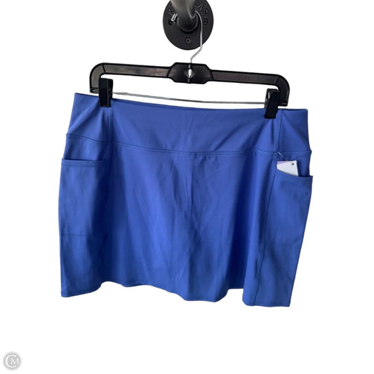 Athletic Skort By Skechers In Purple, Size: 12