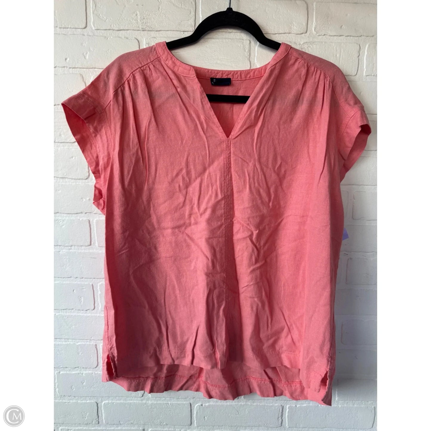 Top Short Sleeve By Splendid In Pink, Size: L