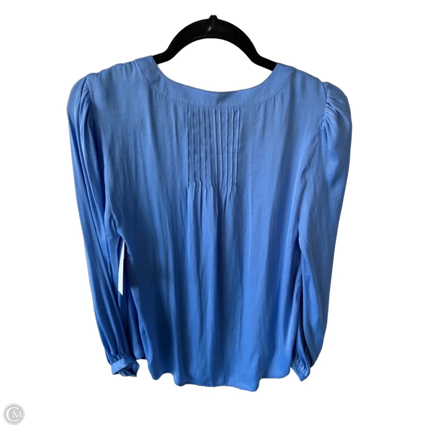 Top Long Sleeve By Nine West In Blue, Size: M