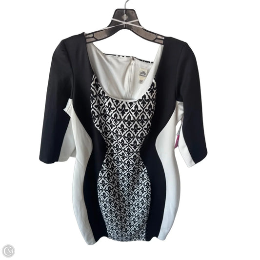 Dress Work By Sangria In Black & White, Size: L
