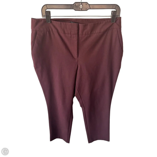 Pants Dress By Ann Taylor In Red, Size: 10