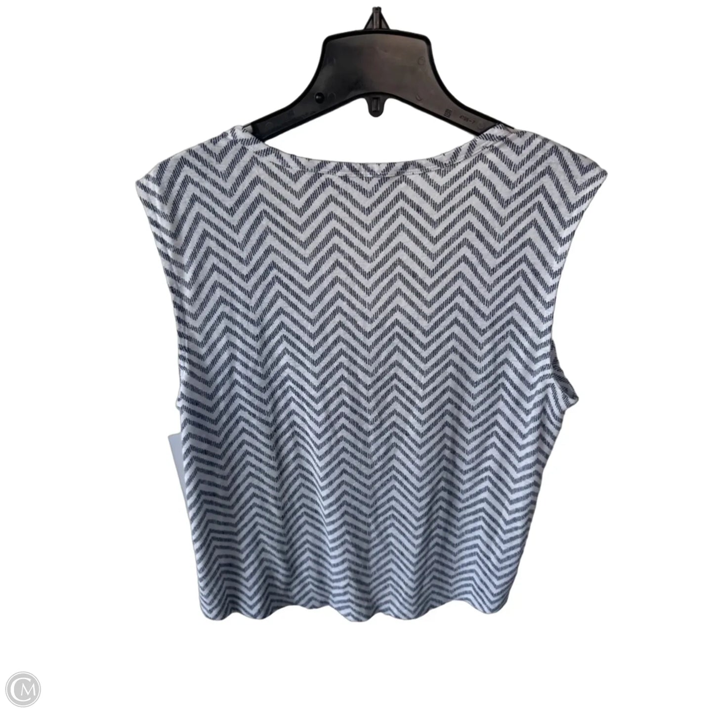 Athletic Tank Top By Athleta In Blue & White, Size: L