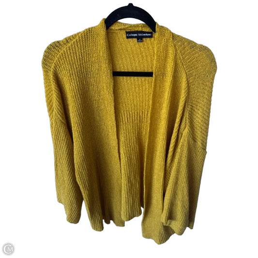 Sweater Cardigan By Catherine Malandrino In Yellow, Size: M