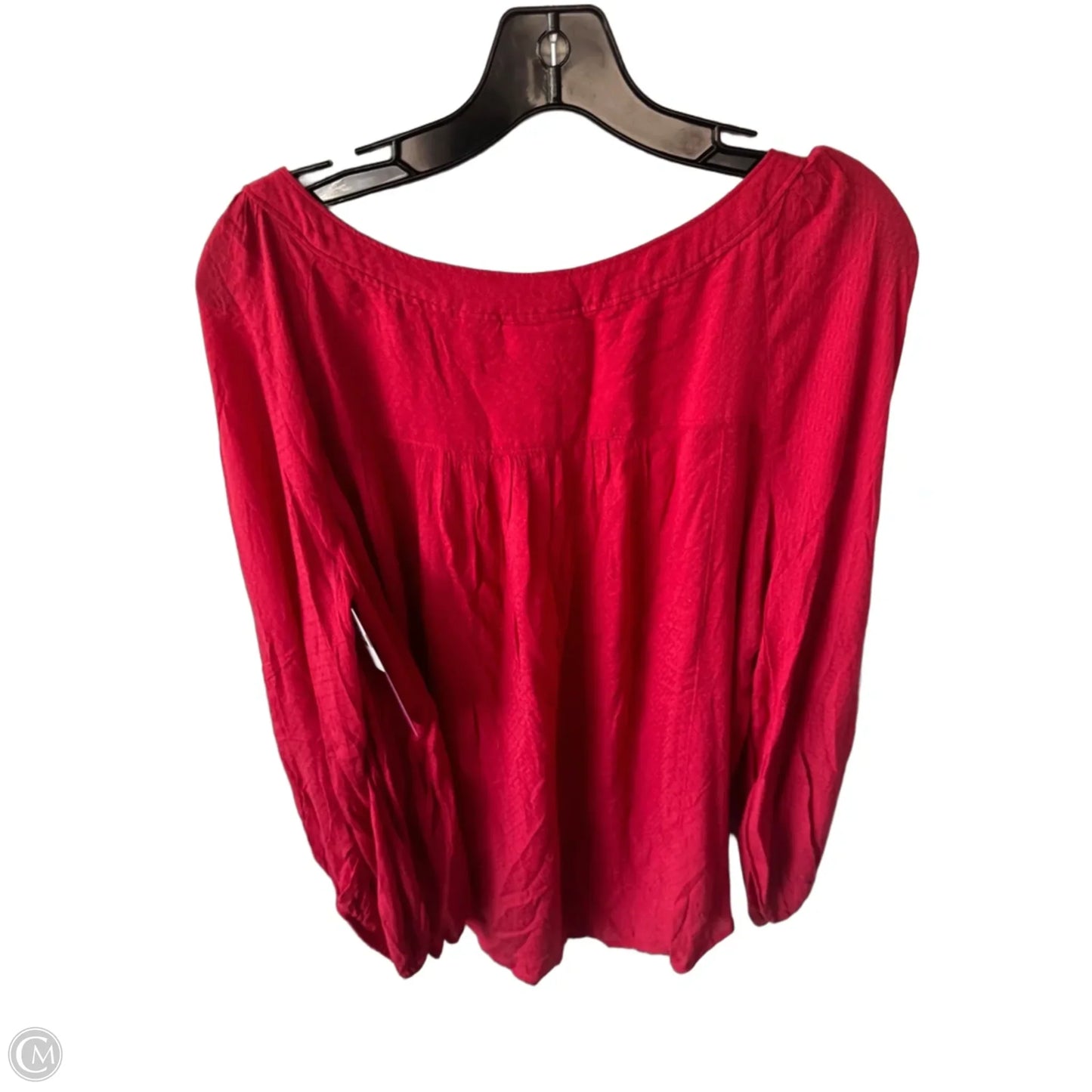 Top Long Sleeve By Maeve In Red, Size: L