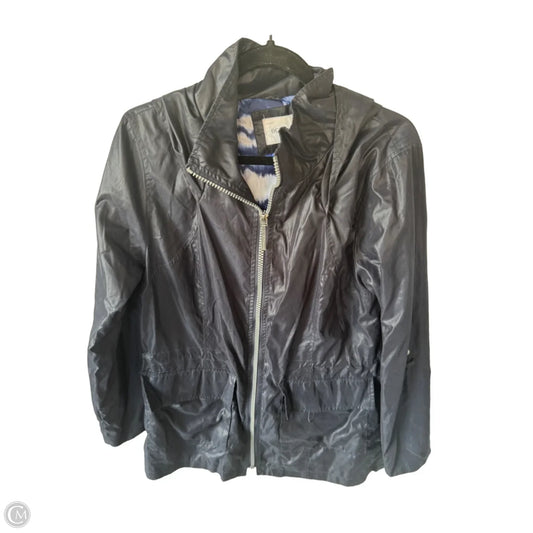 Coat Raincoat By Bcbgeneration In Blue, Size: L