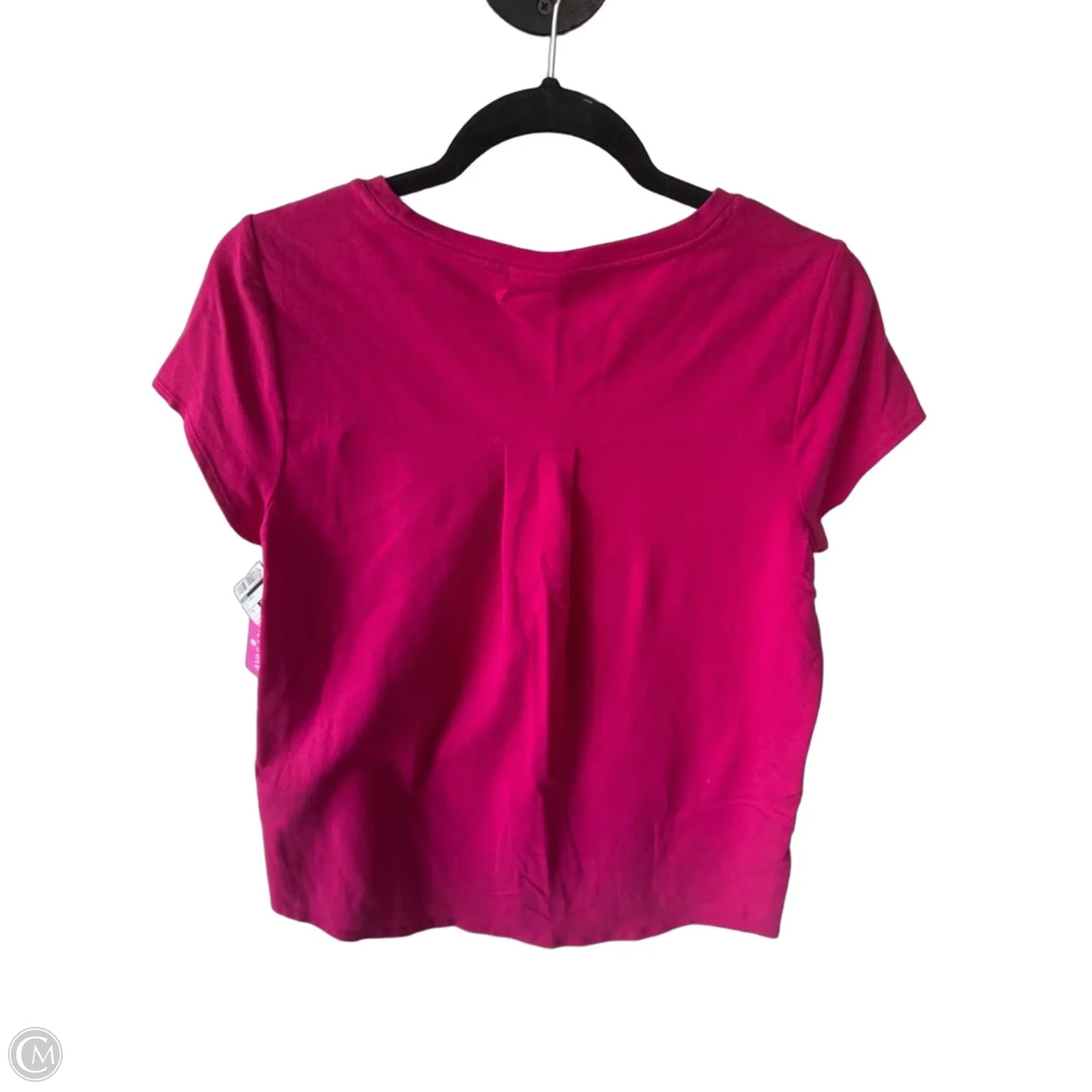 Top Short Sleeve Basic By Chicos In Pink, Size: M
