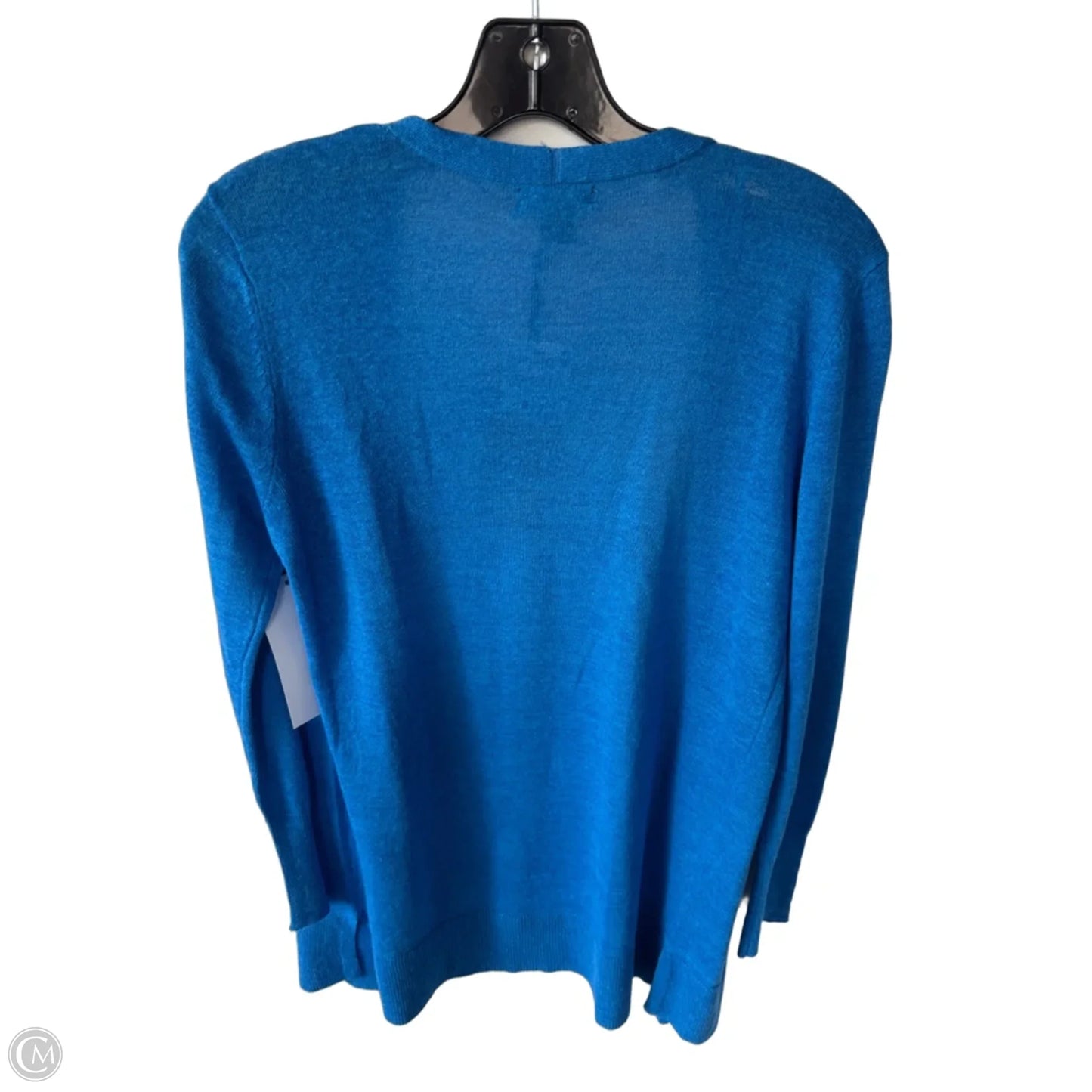 Sweater Cardigan By Halogen In Blue, Size: Xs