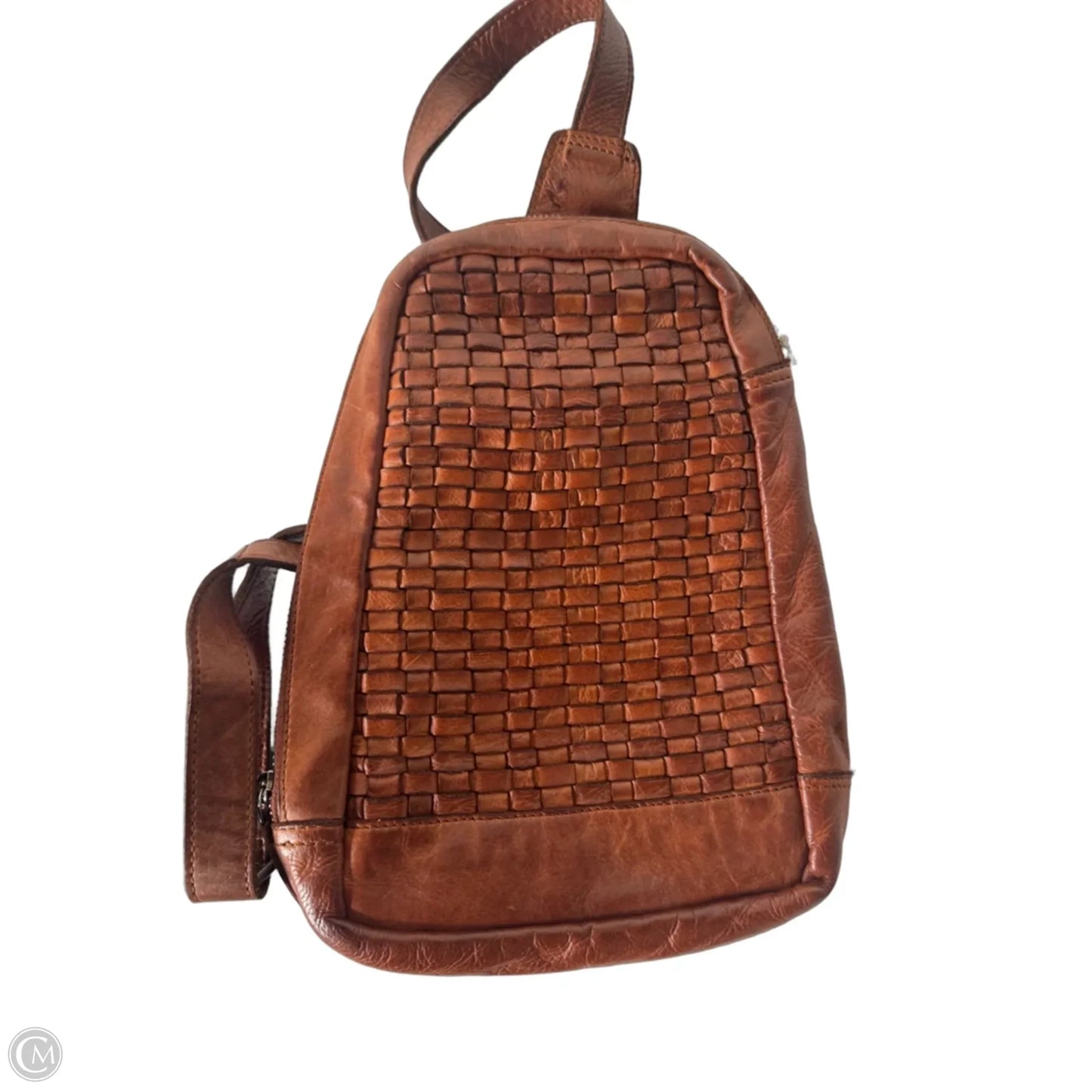 Crossbody Leather By Clothes Mentor, Size: Medium