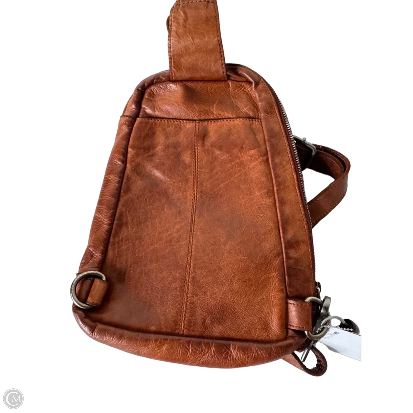 Crossbody Leather By Clothes Mentor, Size: Medium