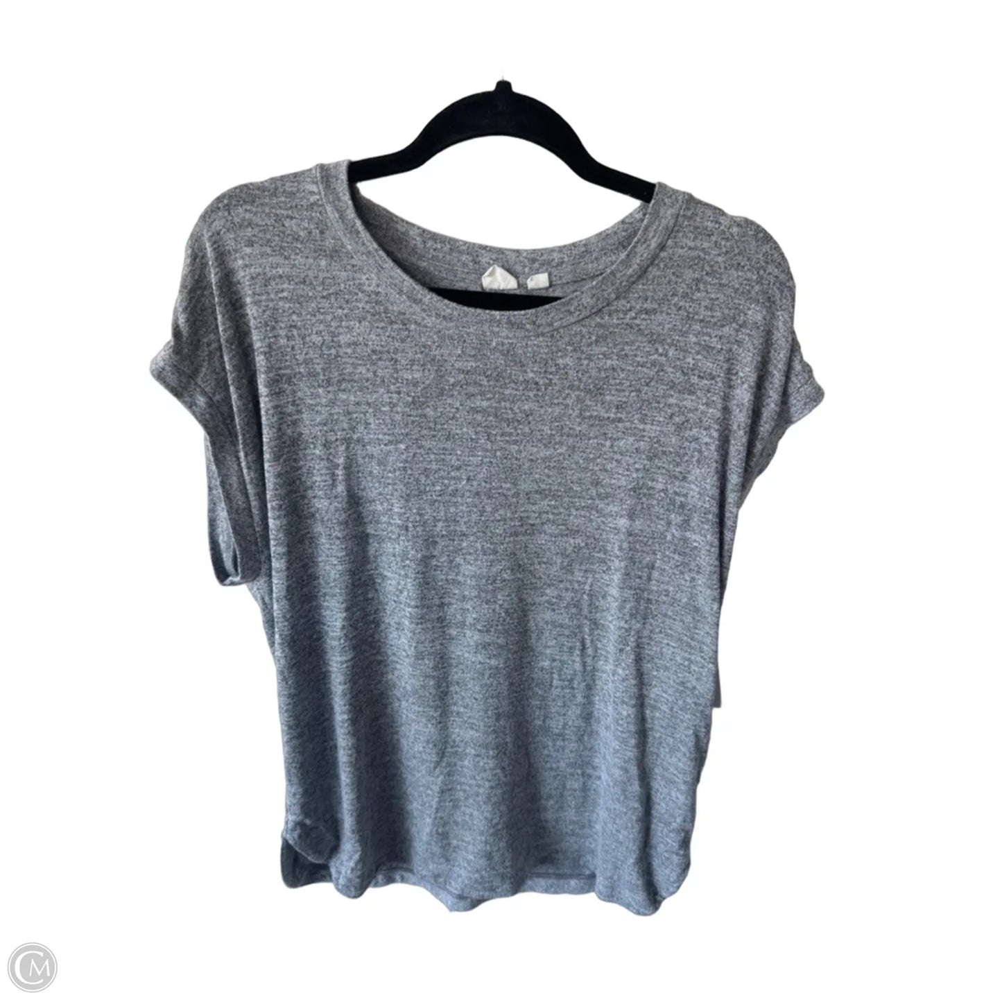 Top Short Sleeve By Gap In Grey, Size: L