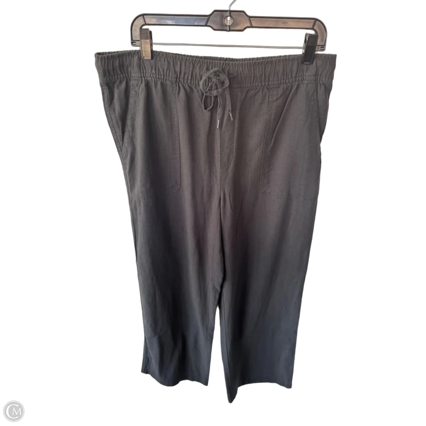 Pants Linen By Gap In Grey, Size: 12