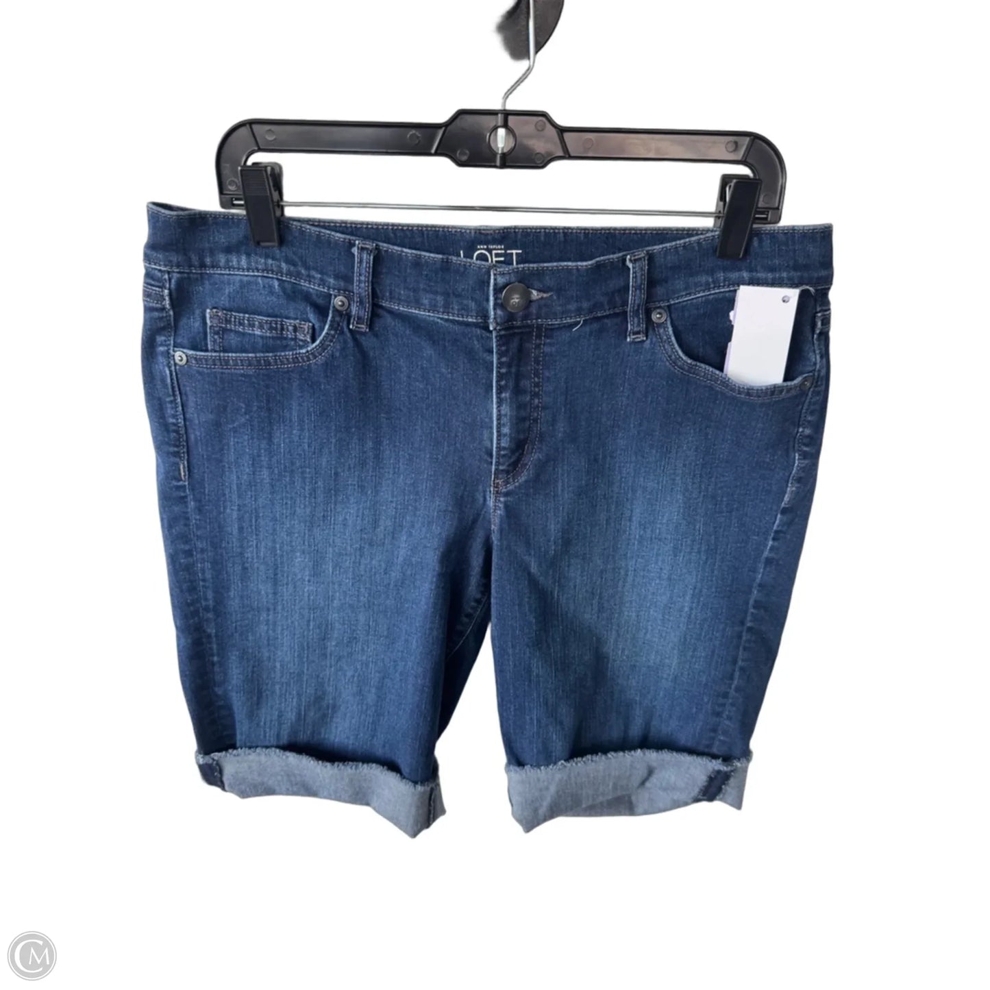 Shorts By Loft In Blue Denim, Size: 12