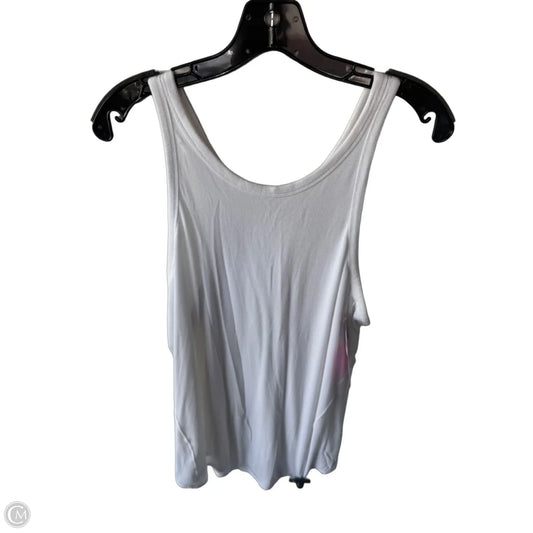 Athletic Tank Top By Lululemon In White, Size: M