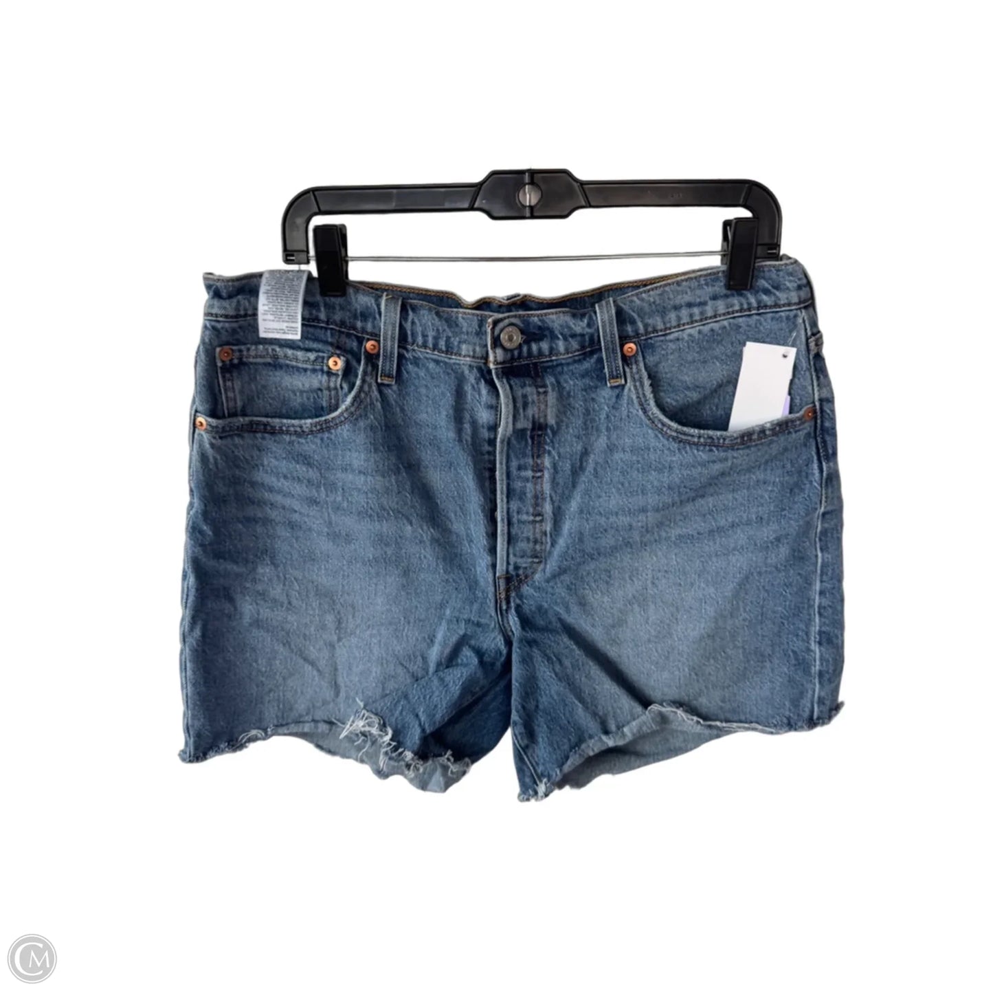 Shorts By Levis In Blue Denim, Size: 18