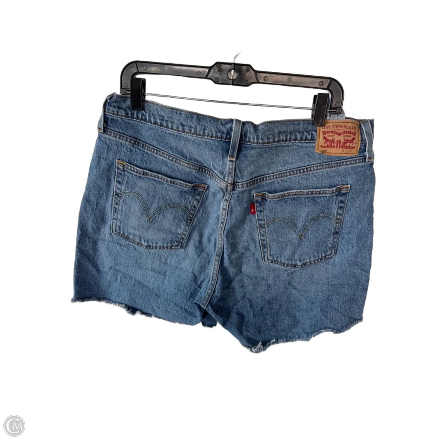 Shorts By Levis In Blue Denim, Size: 18