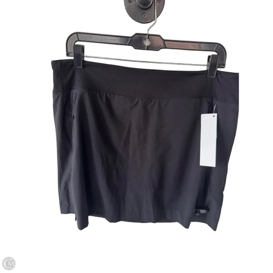 Athletic Skort By Athleta In Black, Size: 14