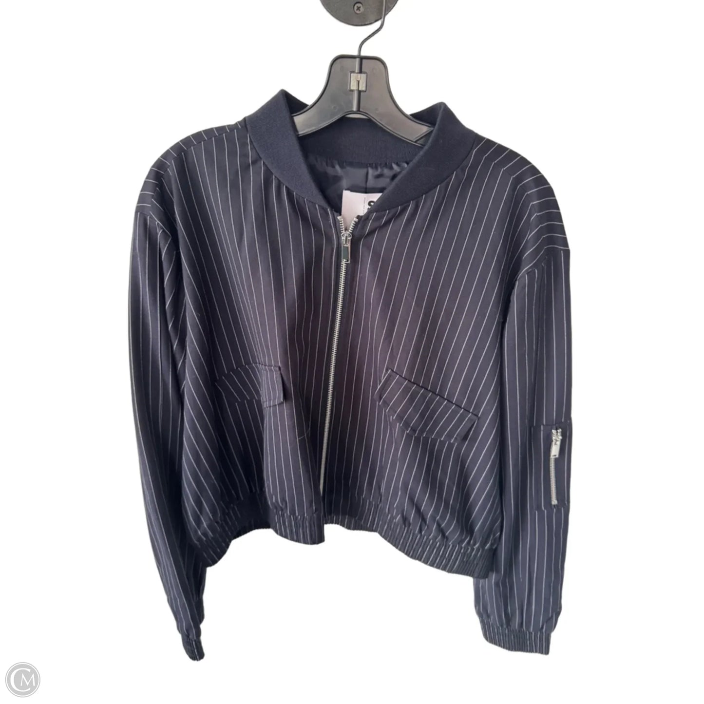 Jacket Other By So In Blue & White, Size: L