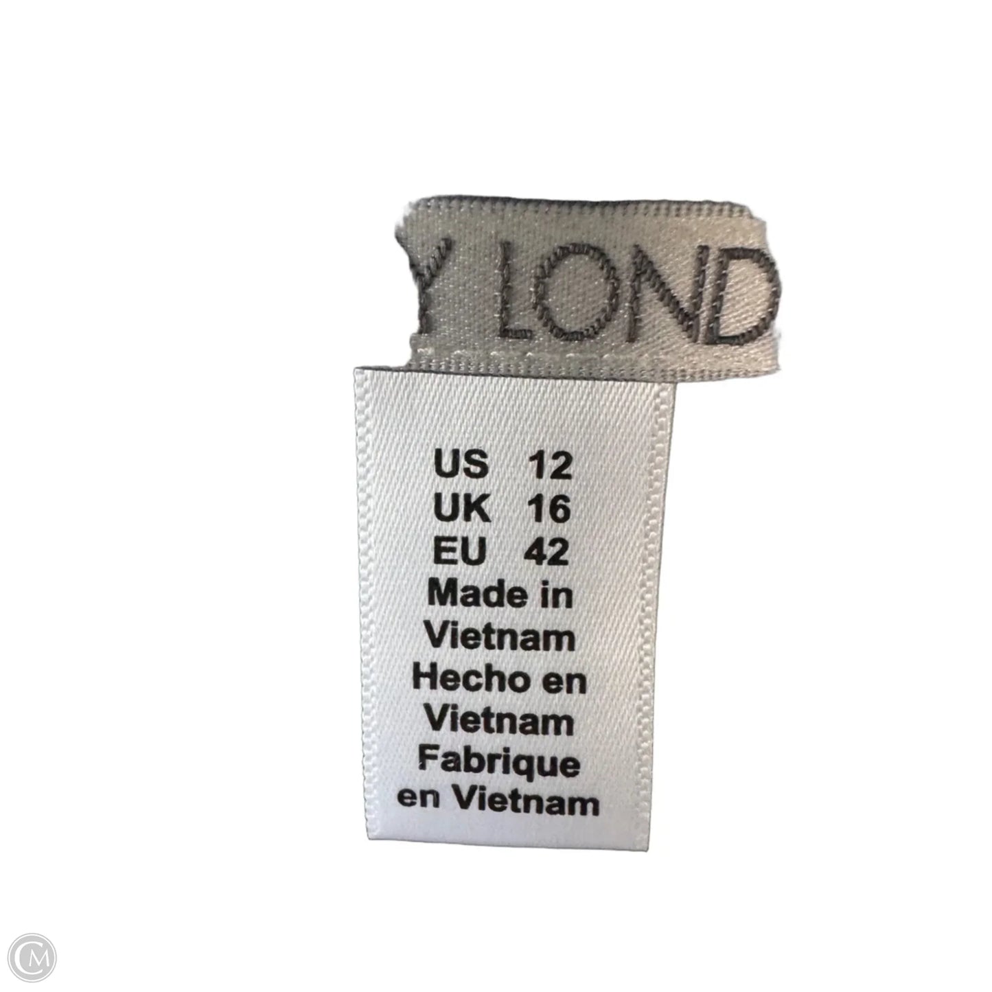Dress Casual Short By Maggy London In Black & Green, Size: L