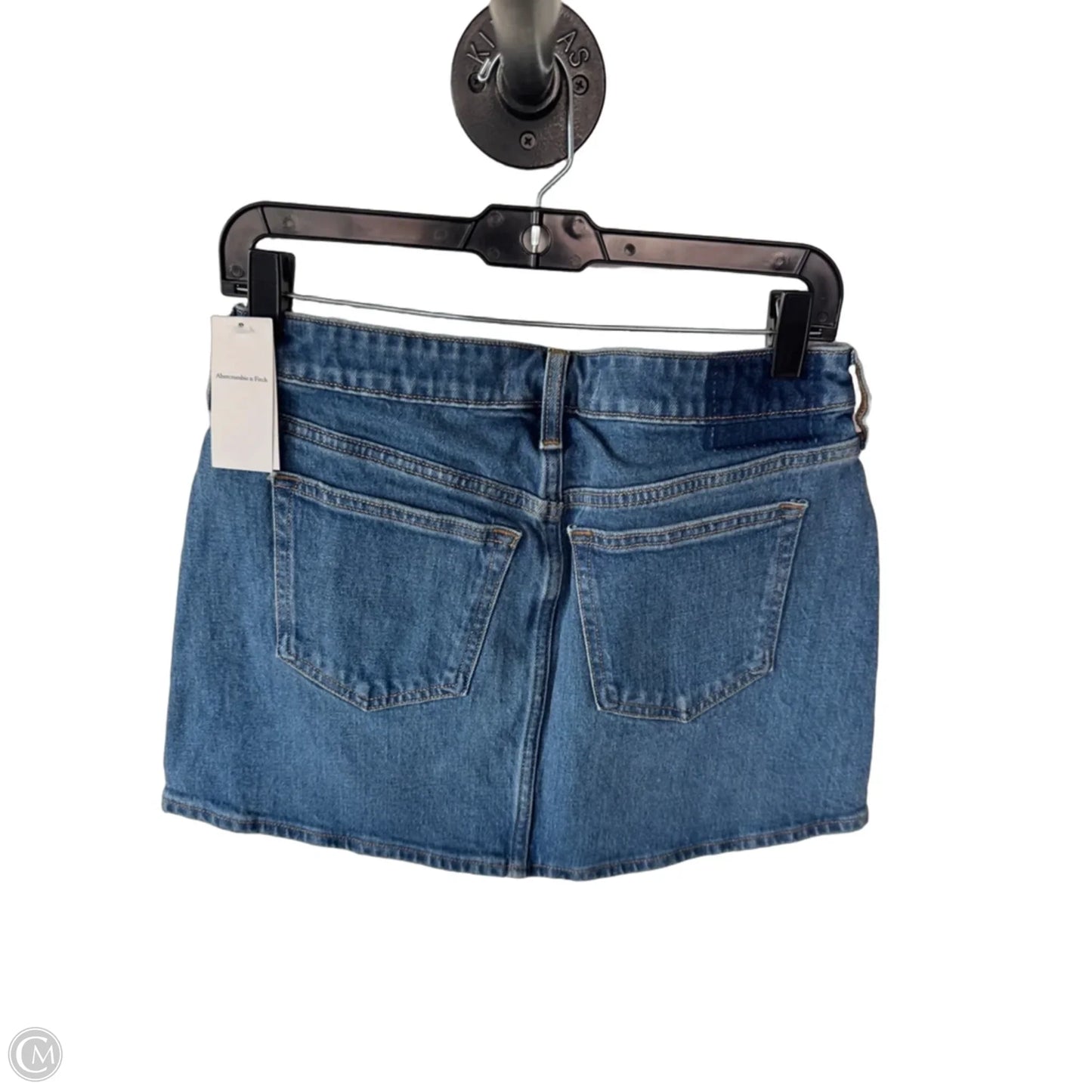 Skirt Mini & Short By Abercrombie And Fitch In Blue Denim, Size: 2