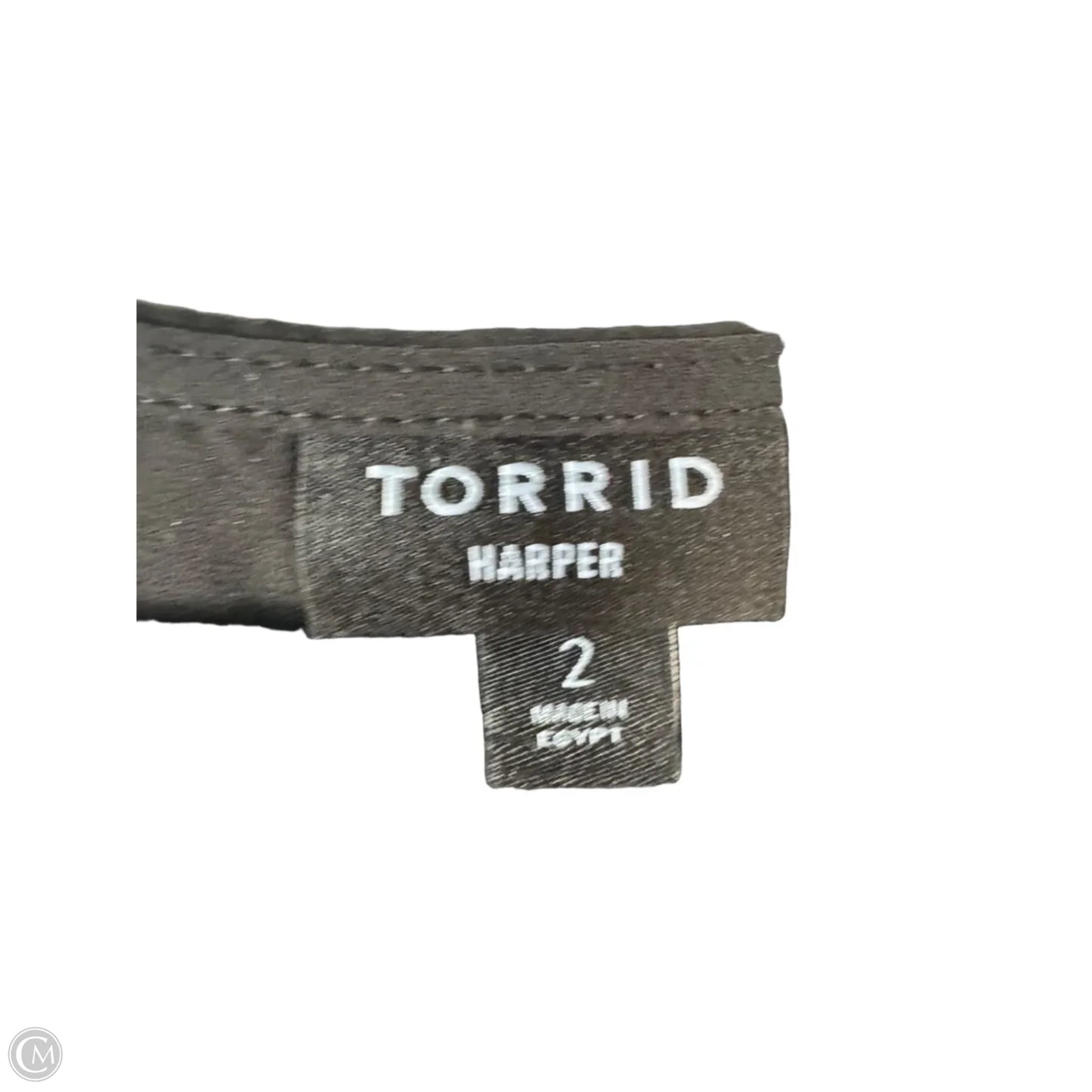 Top Long Sleeve By Torrid In Black, Size: 2x