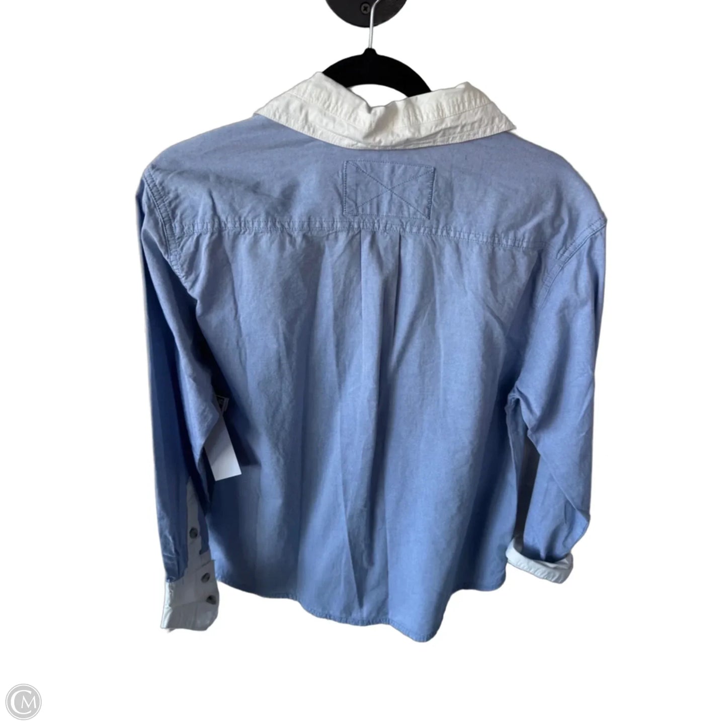 Top Long Sleeve By We The Free In Blue & White, Size: S