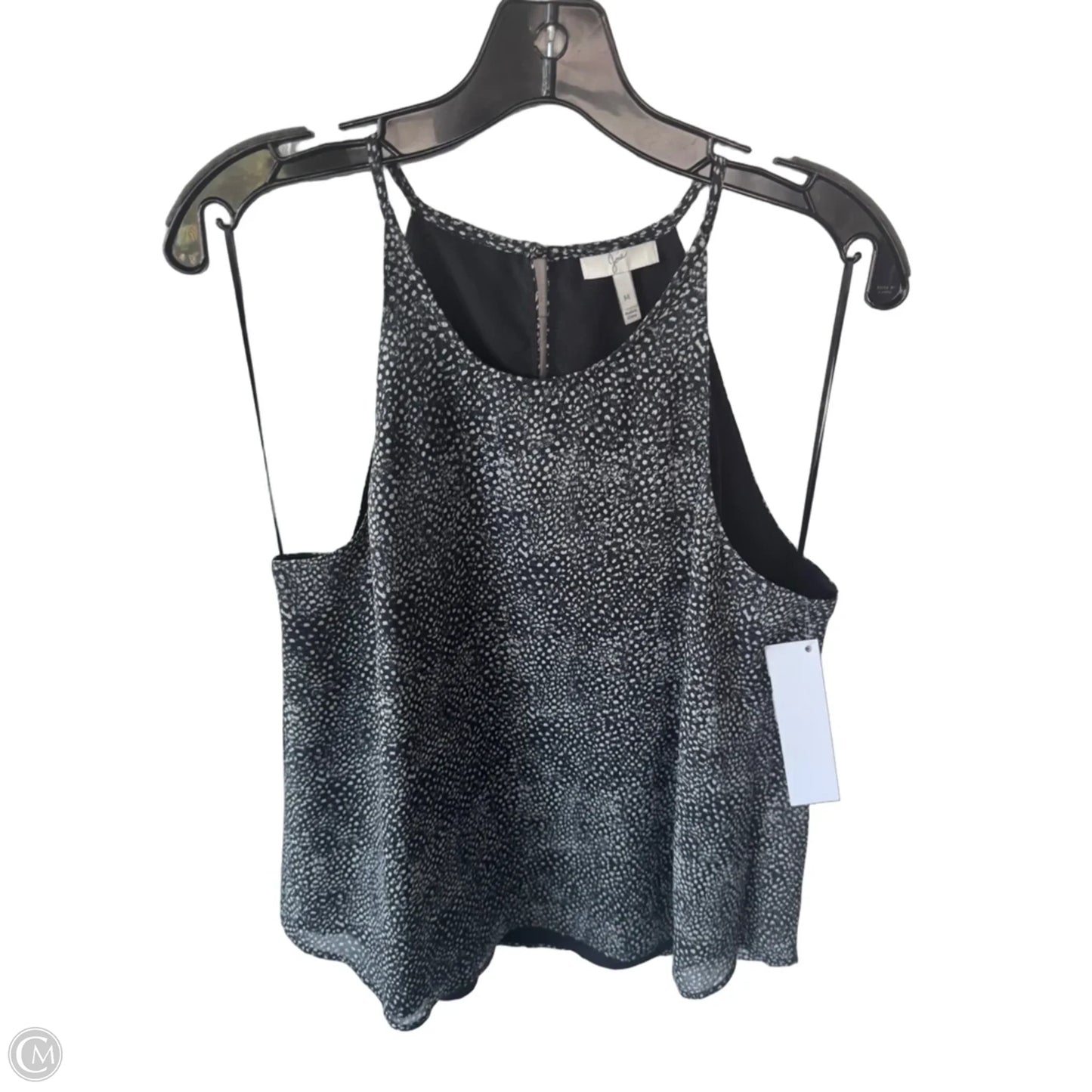 Top Sleeveless By Joie In Black & Grey, Size: M