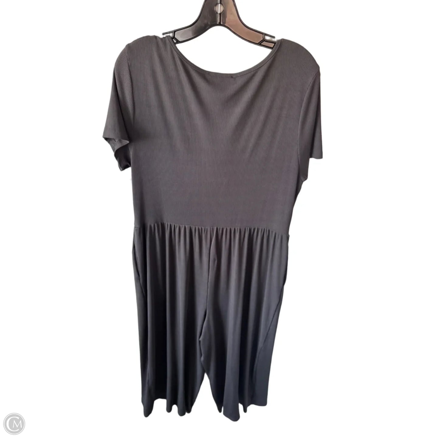 Jumpsuit By Cider In Grey, Size: 2x