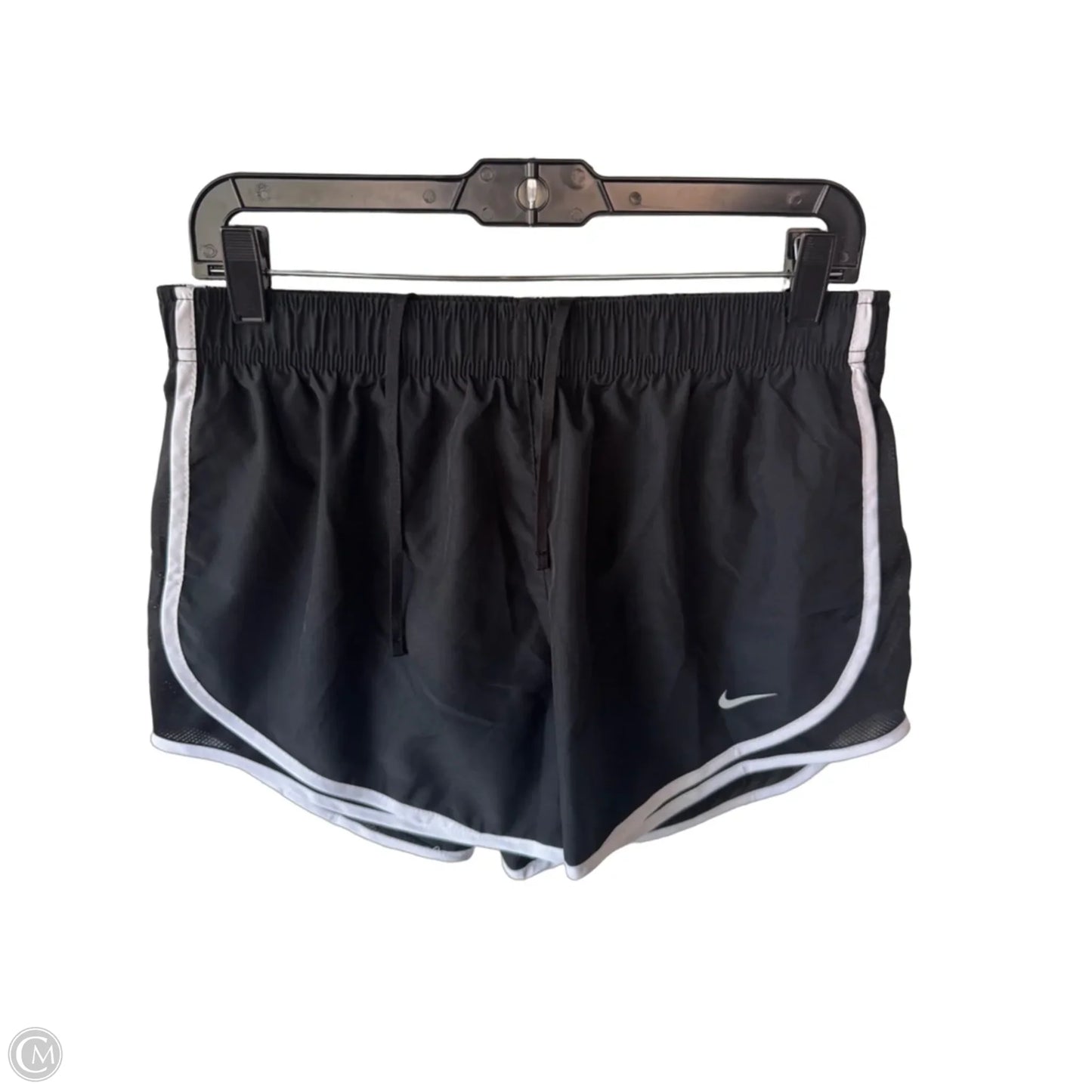 Athletic Shorts By Nike In Black & White, Size: 12