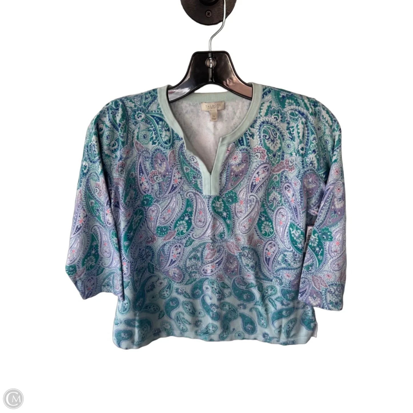 Sweater By Talbots In Blue & Purple, Size: Sp
