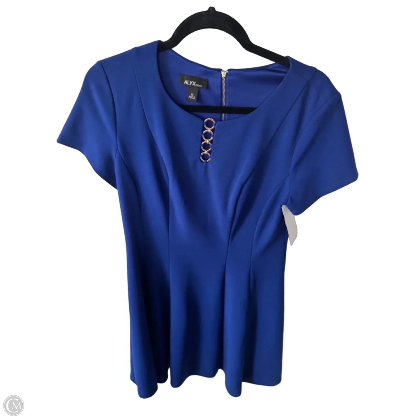 Dress Work By Alyx In Blue & Silver, Size: M