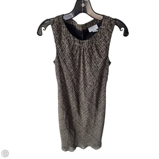 Dress Work By Loft In Black & Tan, Size: Xs