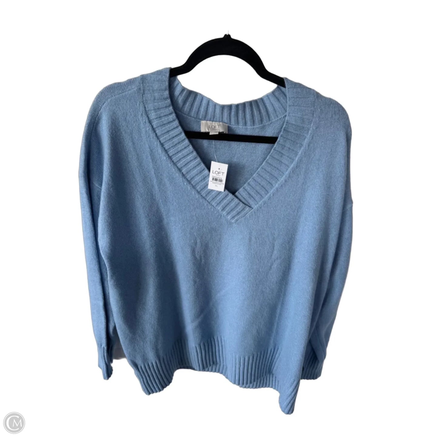 Sweater By Loft In Blue, Size: Xl