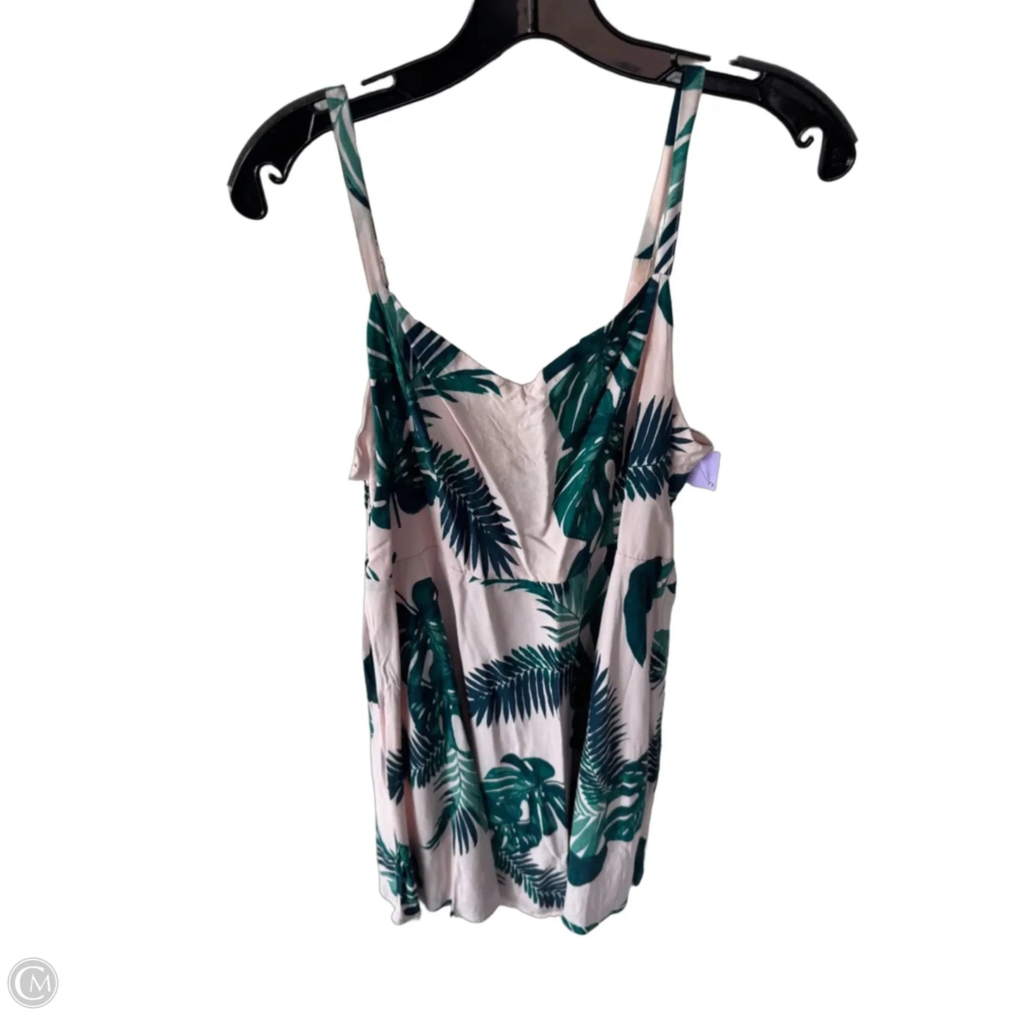 Dress Casual Short By Old Navy In Green & Pink, Size: L