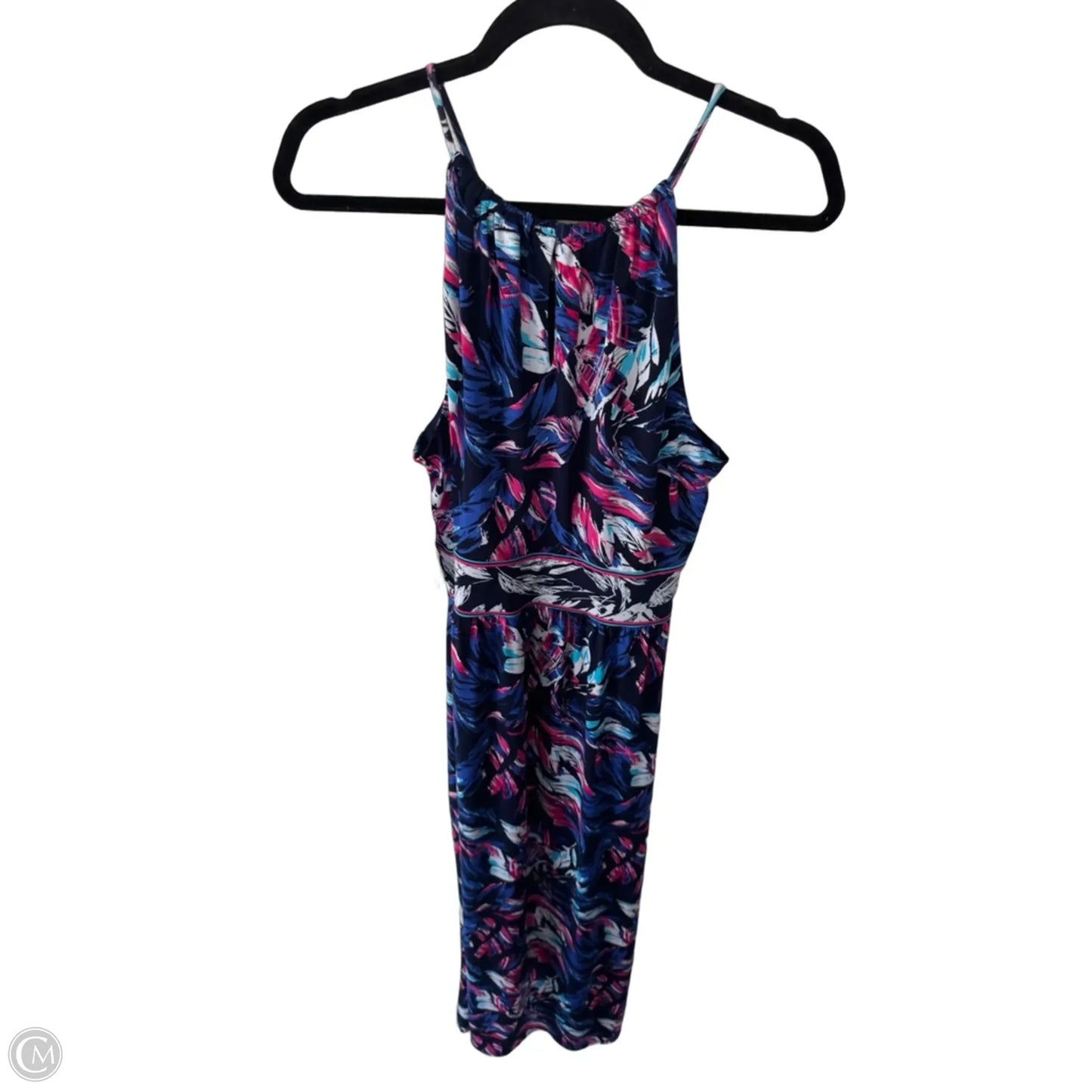 Dress Casual Maxi By Roz And Ali In Blue & Pink, Size: Xlp