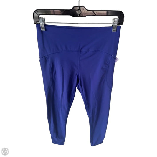 Athletic Leggings By Zella In Purple, Size: 8