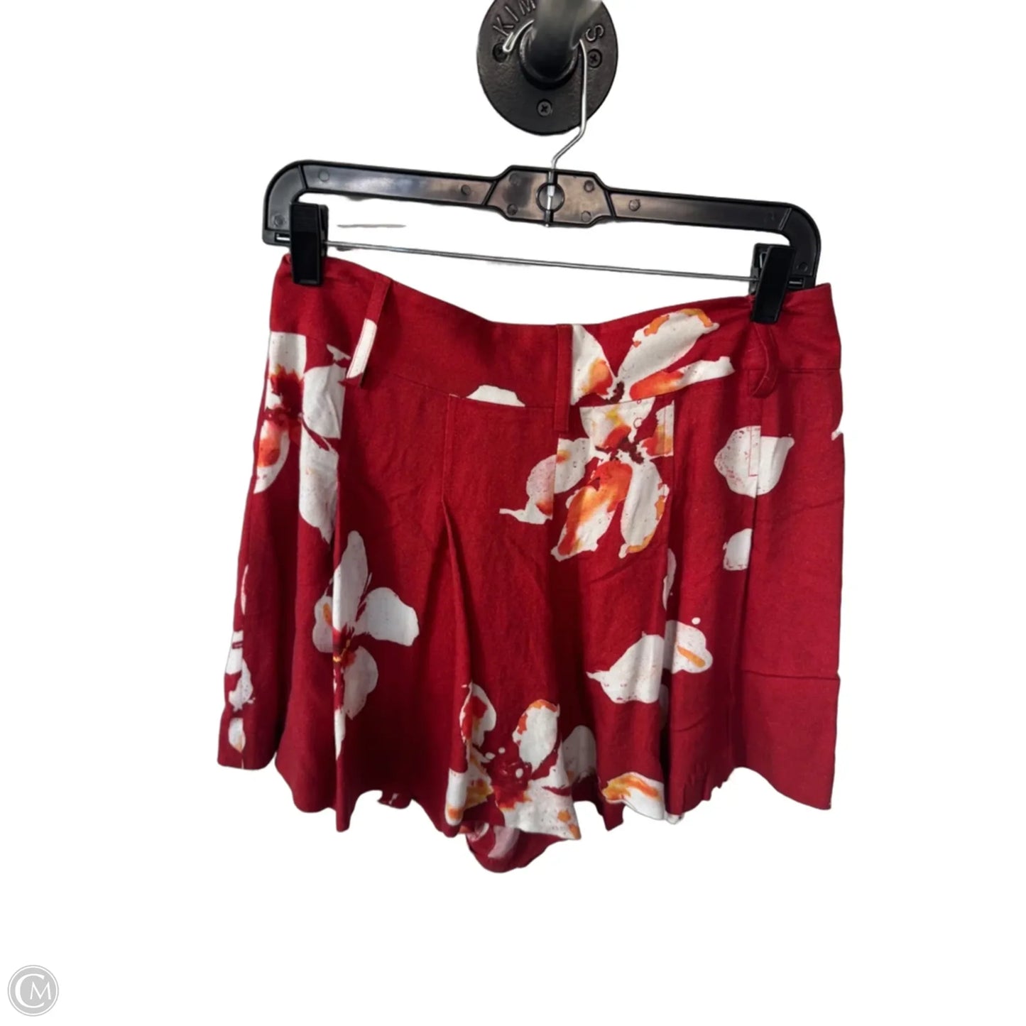 SHORTS Designer By Alice + Olivia In Red & White, Size: 8