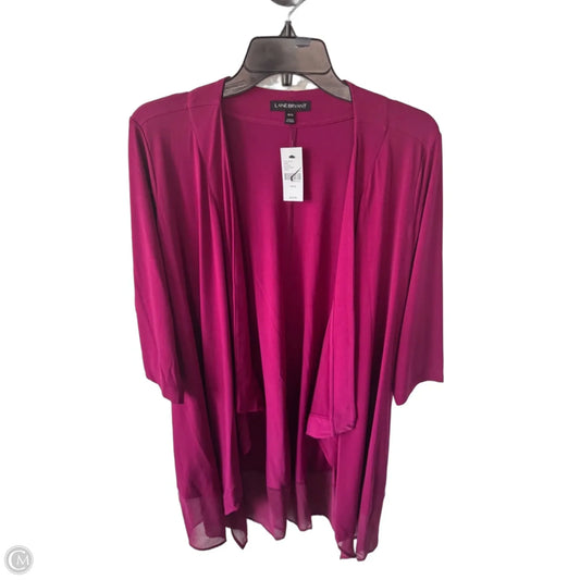 Cardigan By Lane Bryant In Purple, Size: L